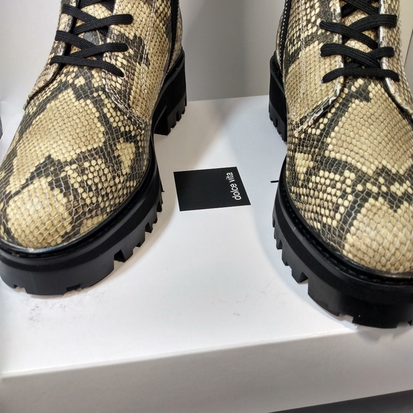 Dolce Vita Paline snake print leather boots - Picture 4 of 11